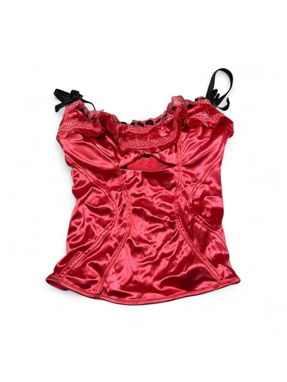 RARE PINTREST Y2K Victoria secret santa baby corset